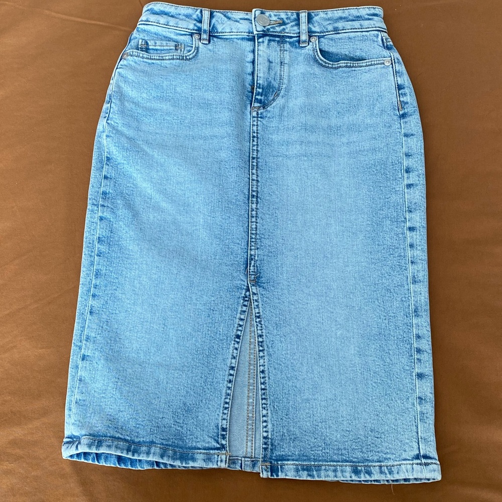 Loft Jean Skirt